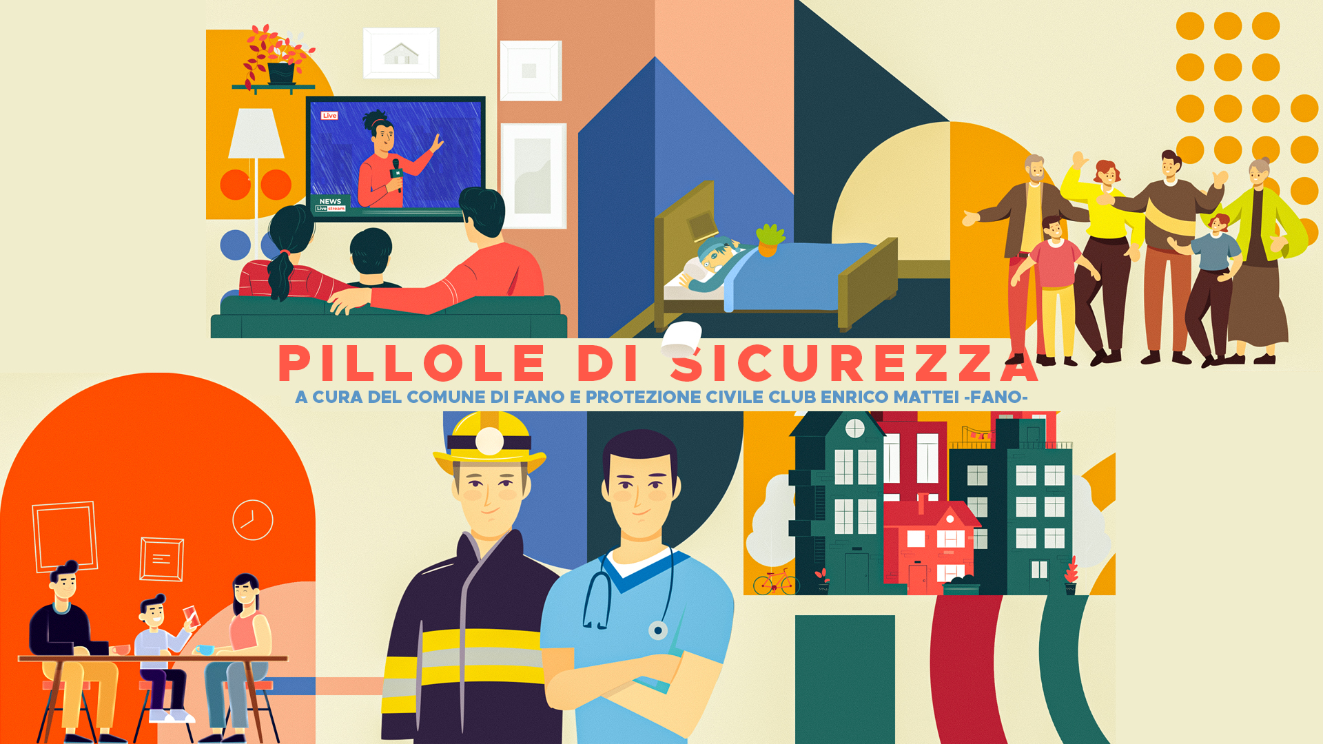 Motion Graphics per Protezione Civile . Serie Pillole di sicurezza