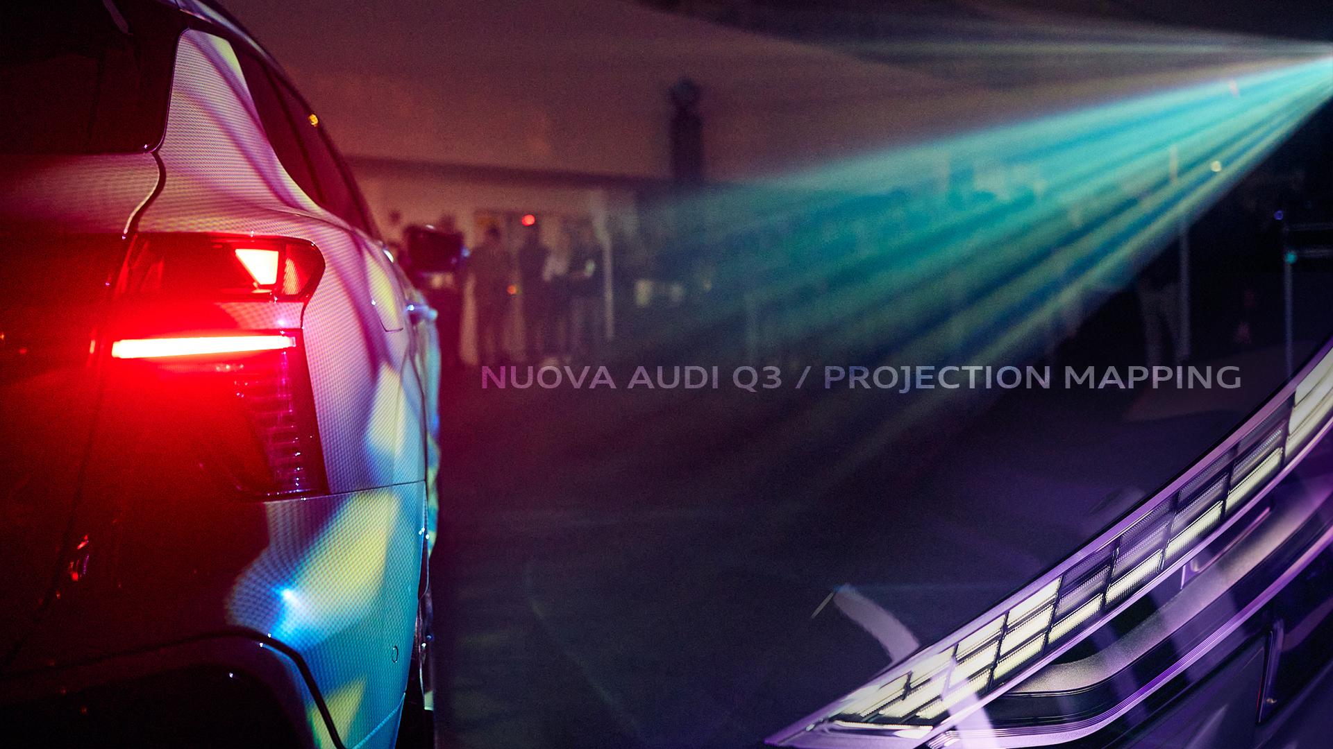 VIDEOMAPPING NUOVA AUDI Q3